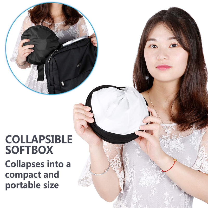 NEEWER 2 Pack LED Light Panel Softbox for 660 480 Video Light,Outer 16.3"x6.5" Inner 9.8"x8.7" Foldable Light Diffuser for Photo Studio Video Shooting