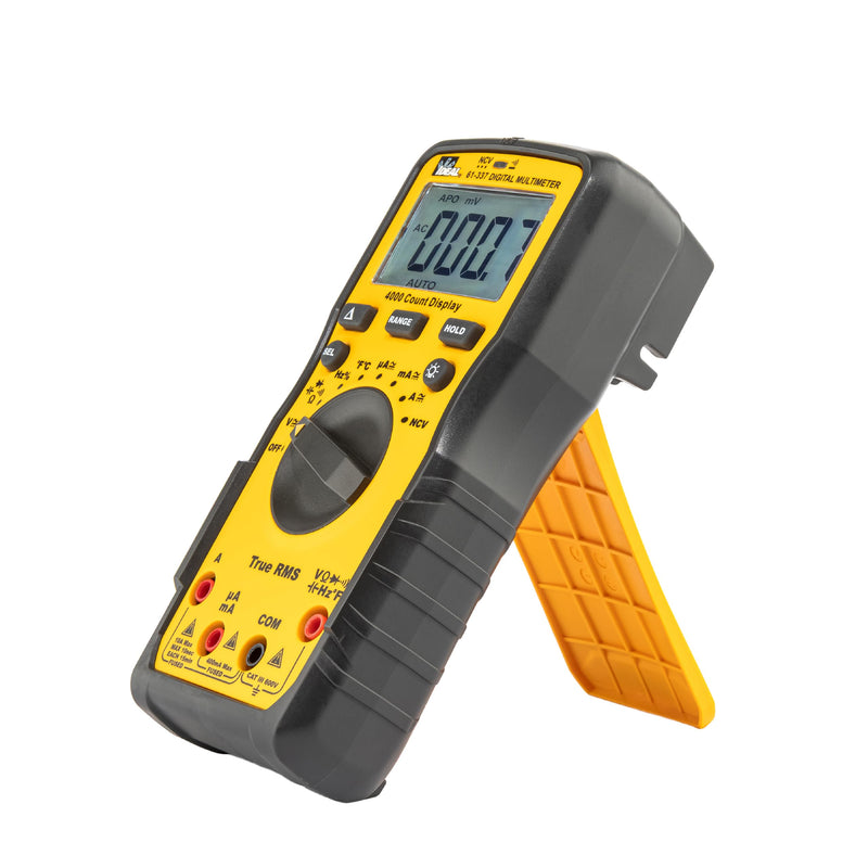Ideal Electrical 61-337 Auto Range Digital Multimeter with NCVT and Temperature, 600V, CAT III