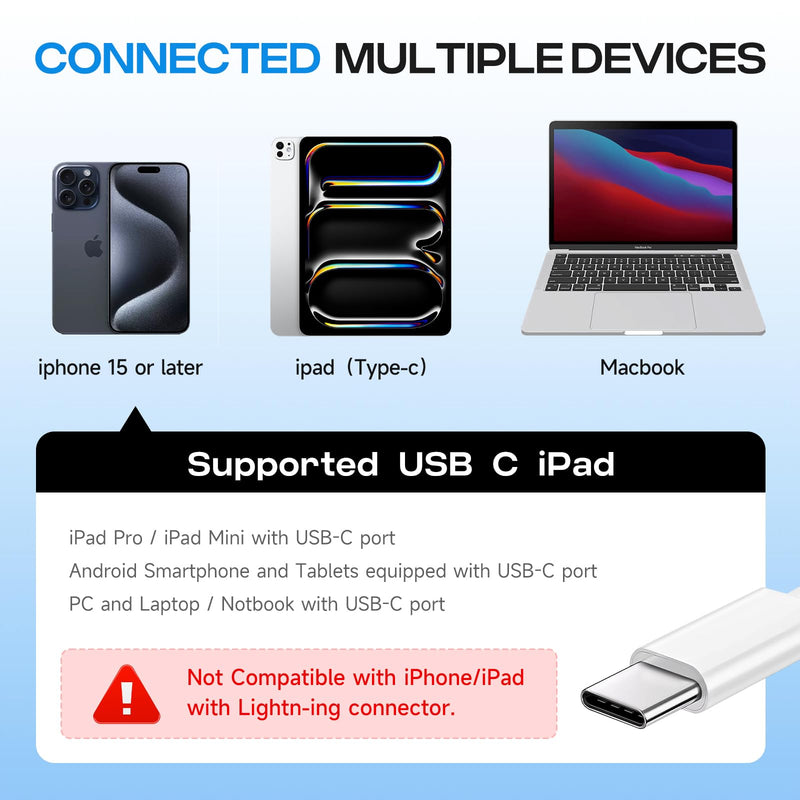 USB C SD Card Reader for iPhone 17/16/15/iPad/Mac, 3 in 1 USBC Memory Card Reader with Compact Flash/CF/SD/TF Card, Digital Camera Adapter iPhone SD Card Reader Compatible with MacBook Pro/Air Three Slots(SD+TF+CF for USBC)