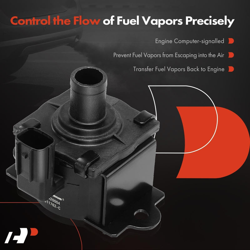 A-Premium Vapor Canister Vent Solenoid Valve Compatible with Honda Civic 2001-2005, CR-V CRV 2002-2004 & Acura RL 2004, RSX 2002-2004, 1.7L, 2.0L, 2.4L, 3.5L, Replace# 17310S5AL31