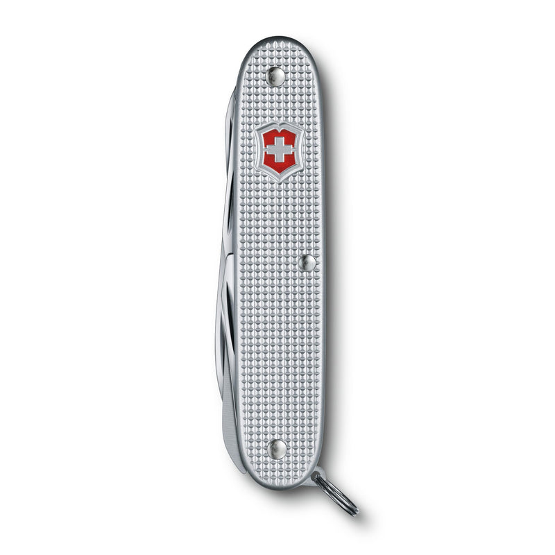 Victorinox Farmer X Alox Swiss Army Knife - 10 Function Pocket Tool, Silver | Swiss Made Stainless Steel Multi-Tool with Wood Saw, Scissors, Large Blade, Reamer, Bottle Opener and Durable Alox Scales 10 Functions