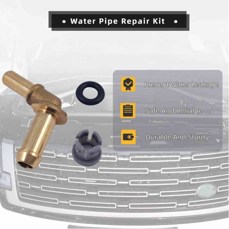 LR049990 Thermostat Water Outlet Hose Connector Kit Compatible with Jaguar Land Rover Range Rover 2010-2022 Range Rover Sport 2010-2022 Discovery 4 2010-2022 Range Rover Velar 2018-2020