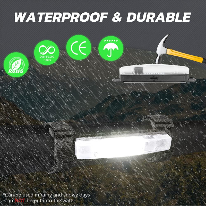 UTV Interior Dome Light, Lumimotor Universal Roll Bar Mount LED Light for UTV ATV Polaris RZR Can-Am Ranger Pioneer Talon Yamaha Kawasaki Off Road - White/Green Green