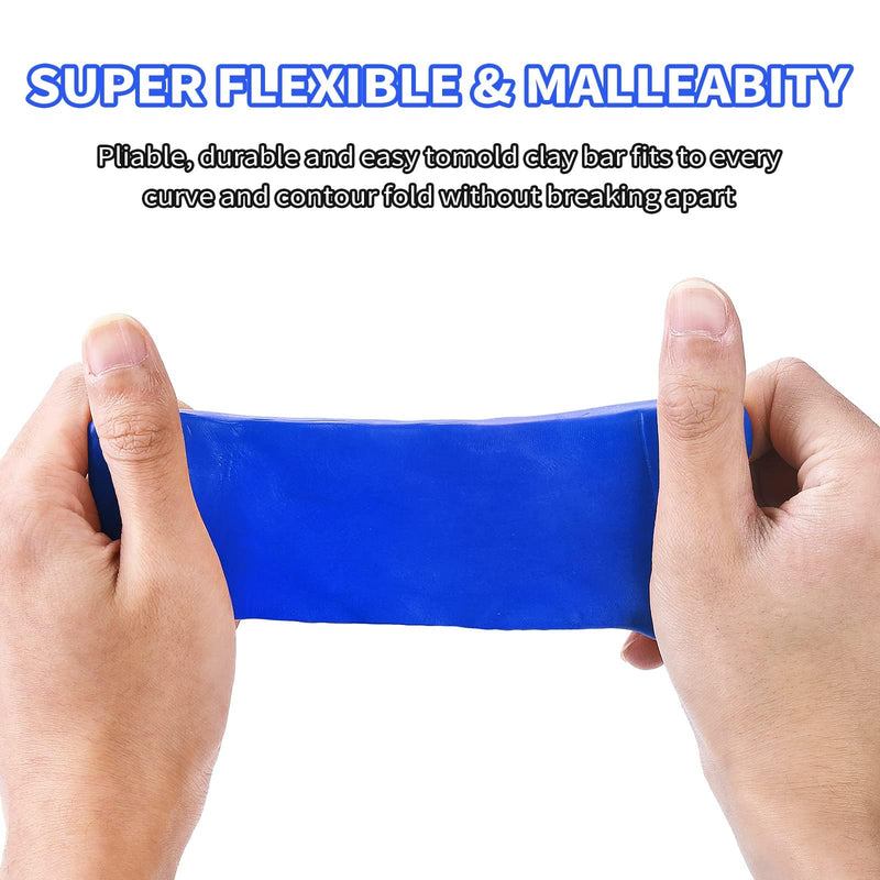  [AUSTRALIA] - 10 Pack Clay Bars Auto Detailing Premium Grade Magic Clay Bar Kit Car Detailing Kit with Washing and Adsorption Capacity for Car Detailing Car Wash Clean 10x50g Blue-50g