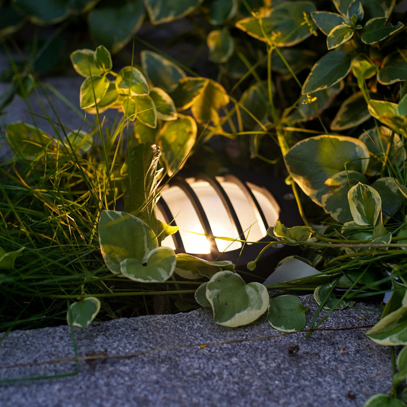 VenusManufacturing Well Light Low Voltage Landscape Lights LED Outdoor 4 watt In-ground Lighting Deck Light Yard Garden 8401-3500-01