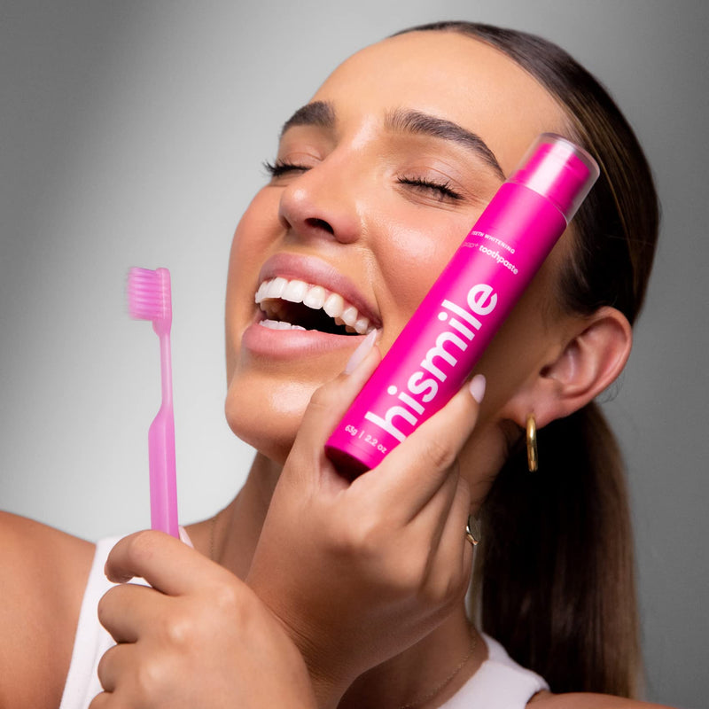 Hismile Pap+ Teeth Whitening Toothpaste, White Toothpaste, Peroxide Free Teeth Whitening, Sensitivity Free Tooth Whitened Tooth Paste