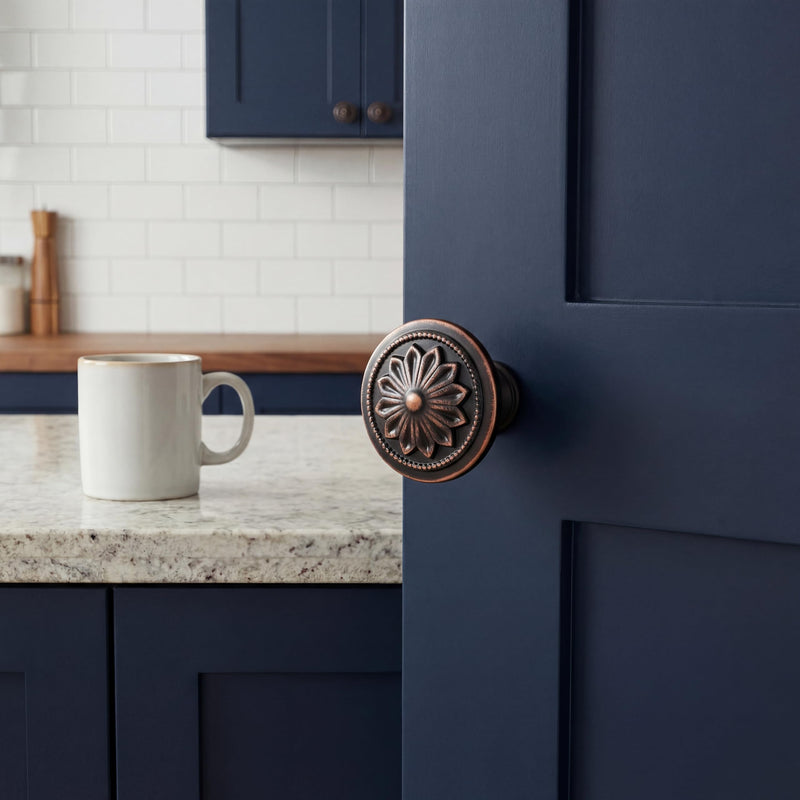 10 Pack - Oil Rubbed Bronze Cabinet Hardware: 1.4" Round Knobs for Cabinets & Drawers
