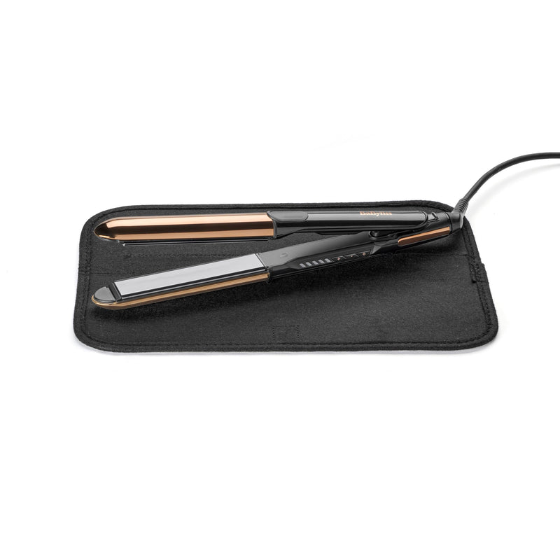 BaByliss Straight and Curl Brilliance Hair Straighteners - Curved Metal Design Easy Styling, Smoothing Titanium Plates, Ionic Anti-Frizz, Fast 15 Second Heat Up, 5 Heat Settings Up to 235°C, 2481U 2481U - UK PLUG