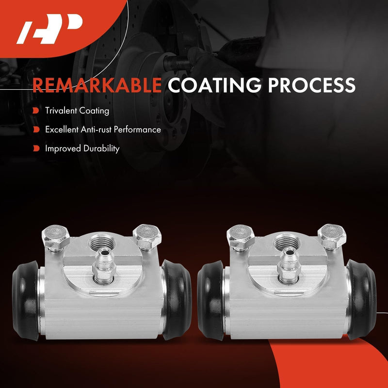 A-Premium Rear Driver & Passenger Side Drum Brake Wheel Cylinder Compatible with Select Ford Models - Transit Connect 2010 2011 2012 2013, 2-PC Set - Replace# 2T1Z2261B Rear 2-PC