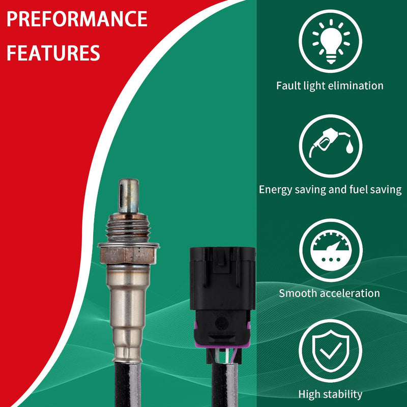 4016021 OEM Oxygen Sensor O2 Sensor Compatible with Polaris RZR ATV 570 1000 XP XP 4 1000 Turbo Replace 4013979 4016021 1 PCS