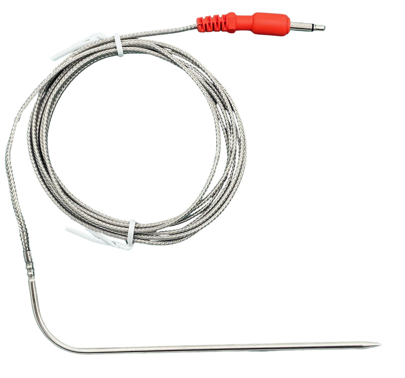  [AUSTRALIA] - Flame Boss Replacement High Temperature Meat Probe with Straight Plug (Red) 12 Month Warranty