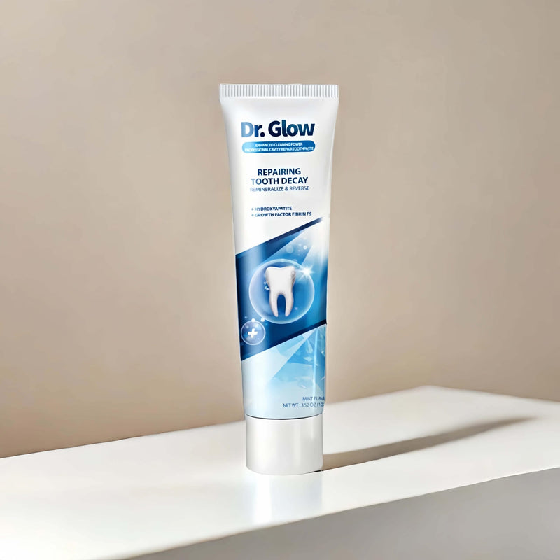 Dr. Glow Adult Cavity Repair Toothpaste, Cavity Reversing Hydroxyapatite Toothpaste, Cavity Filler for Tooth Remineralization, Tooth Decay Treatment Repair, Enamel Repair Cavity Remover, 3.52oz X 2 3.52 Ounce (Pack of 2)