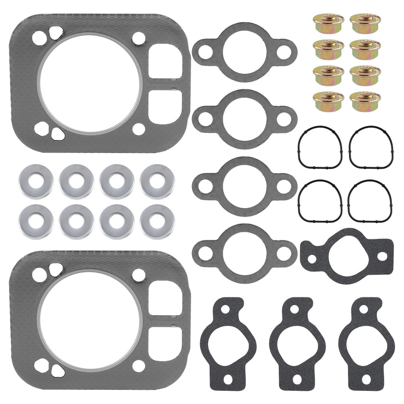 2 Set of Engine Cylinder Head Gasket Kit 32 841 02-S Compatible with Kohler 32-841-02-S Engine EKT740 EKT750 KT600 KT610 KT620 KT715 KT725 SV735 SV740 SV810 SV820 SV830 SV840 Lawn Mowers