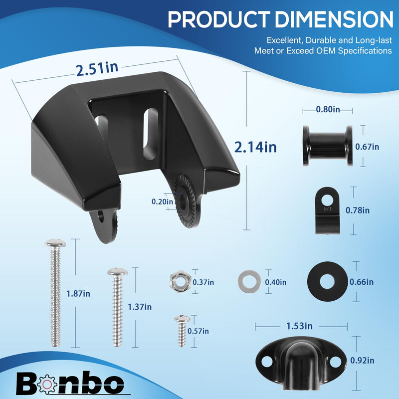 K00-00118-01 Transducer Bracket Transom Mount Kit Replacement for Garmin XDCR 200/50 kHz Dual Frequency Transducer f/010-10272-00