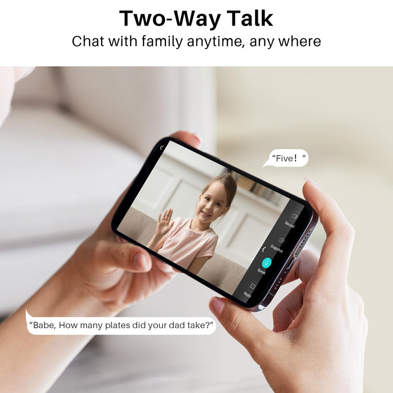 WUUK Magnetic Security Camera and Pan Tilt Camera Bundle