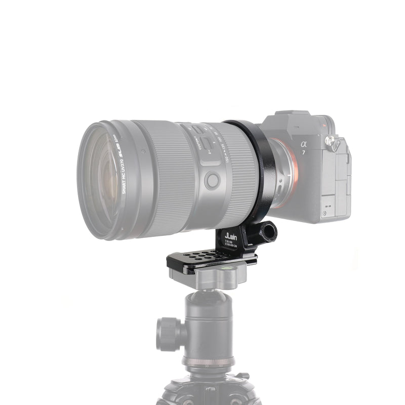 Lens Tripod Mount Ring Collar Compatible with Samyang 35-150mm F2-2.8 Lens | Arca-Swiss Fit Quick Release Plate with 1/4" & 3/8" Threaded Holes for Head Clamp Stabilizer