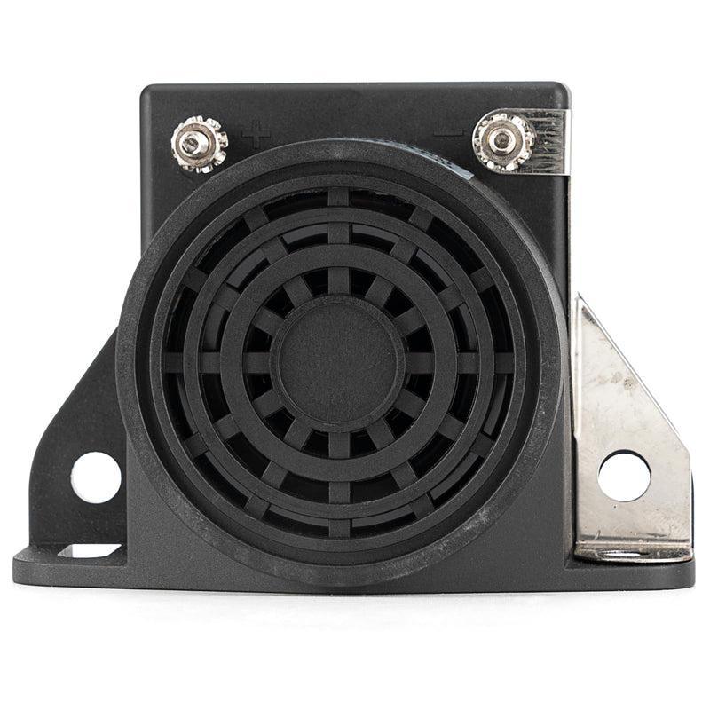 LINGYAO Backup Alarm 12V-48V DC Waterproof 107dB Super Loud Beeper - Reverse Warning Alarm for Trucks, Commercial Vehicles, Forklifts, Golf Carts  Square alarm horn