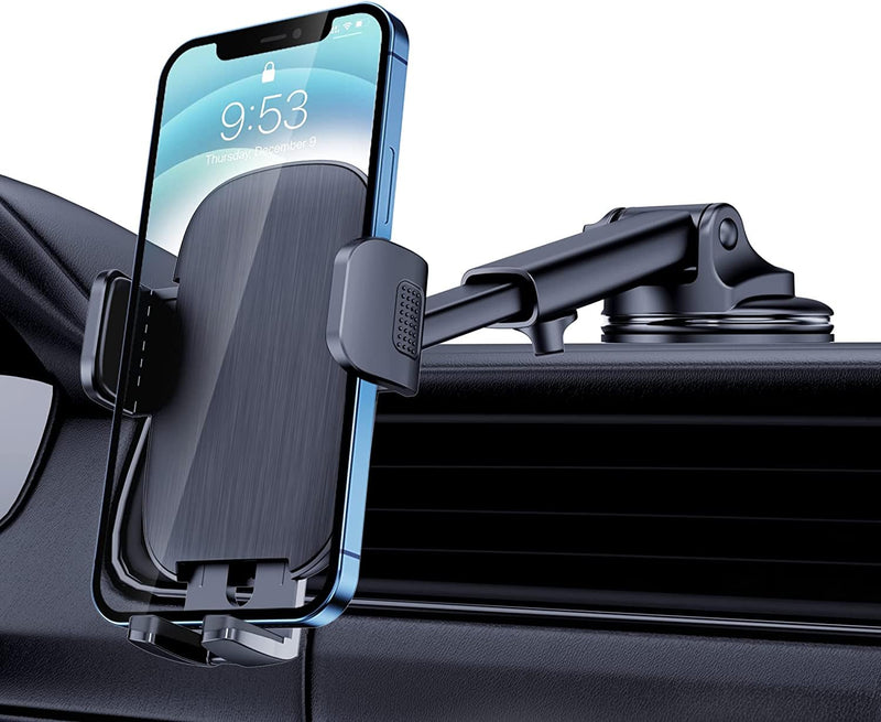 Qifutan Dash Mounted Phone Holders for Your Car Dash Phone Mount for Car Dashboard Air Vent Multi-Mount 3 in 1