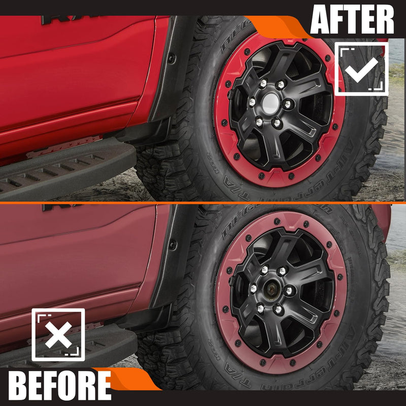 2.5Inch 63MM Wheel Center Caps for Dodge RAM 1500 Rim Hub Caps 6KF18TRMAA, Pack of 4 (Chrome, Outer 63MM, Inner 56MM, Easy DIY Installation) Outer 63.0MM , Inner 55.5MM Chrome