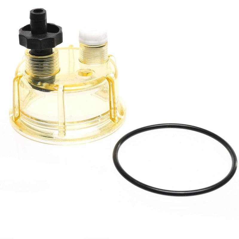 iFJF R12T Nylon Water Collection Bowl of Fuel Filter/Water Separator 120AT NPT ZG1/4-19 Replacement for Diesel Engine S3240 18-7947 R12T Water Bowl