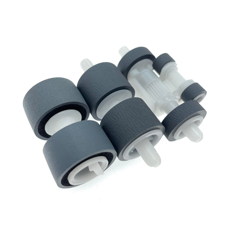 Scanner Feed Pick Pickup Brake Separation Roller Kit Compatible with Epson Workforce DS-410 DS-510 DS-520 DS-560 DS-510N DS-520N DS-560N
