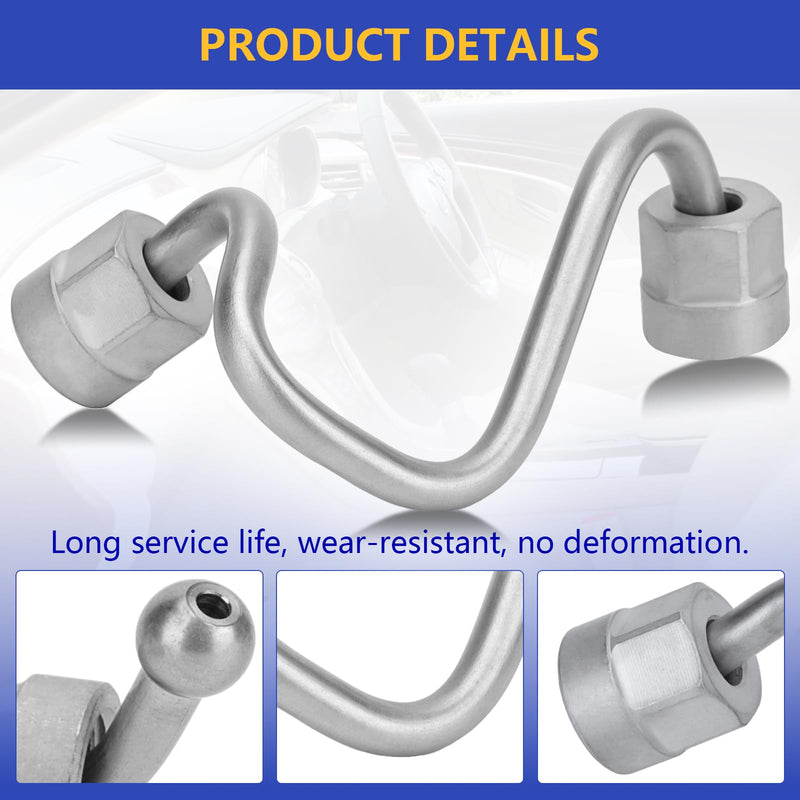 12608374 Intermediate Fuel Feed Pipe - High Pressure Fuel Line (Pump To Rail) for 2010-2017 Chevy Equinox Impala Malibu Orlando Captiva Sport/Buick Lacrosse Regal Verano/GMC Terrain