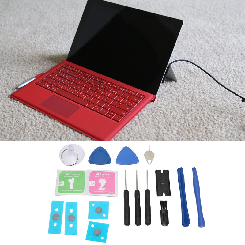 Laptop Bottom Case Rubber Feet Non Slip Round Dot Laptop Foot Pads Replacement for 3 4 5 (Silver) Silver