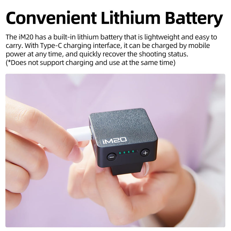 Godox iM20 Mini Flash, GN15 Flash Index, 5 Power Levels, Compact Portable Photography Light