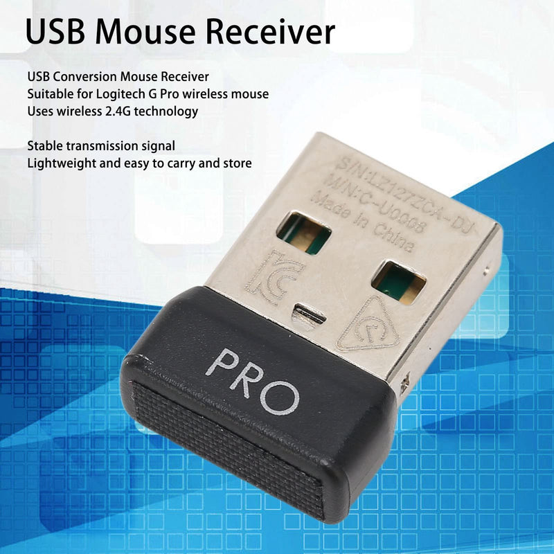 G Pro USB Dongle Mouse Receiver Adapter, 2.4g USB Receiver for G Pro Mouse