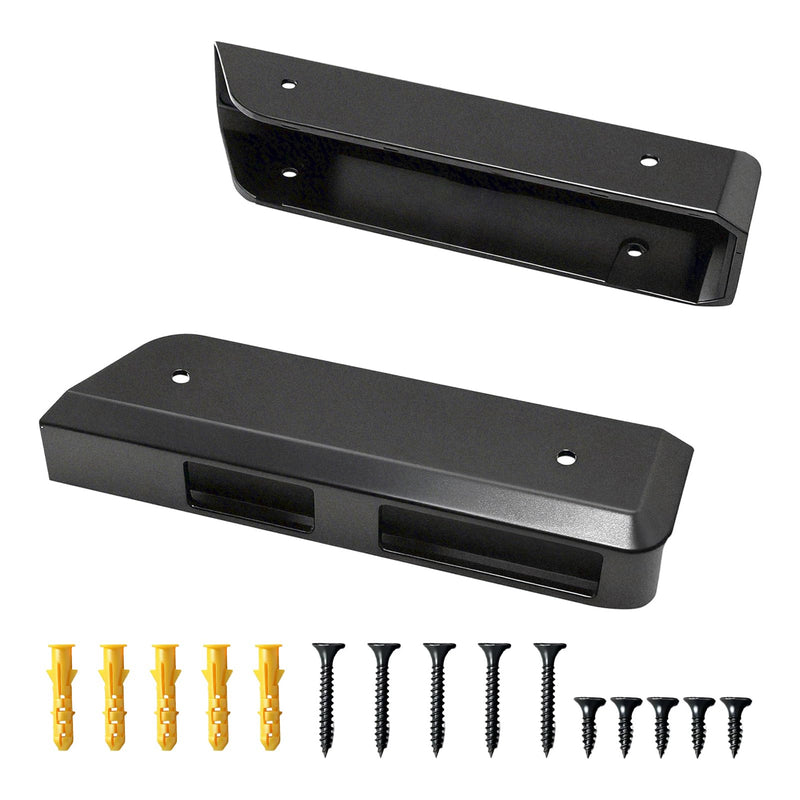 Under Desk Laptop Mount & Wall Mount Holder, Adjustable Storage Shelf Compatible for MacBooks, Surface, Keyboards, Tablets, Anti-Scratch Pads, Screws Included