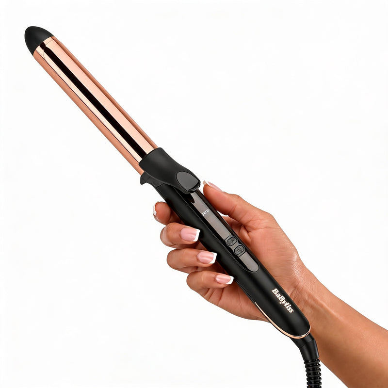  [AUSTRALIA] - BaByliss Titanium Brilliance Curls - 32mm Hair Curler, for Large Curls and Soft Waves, Titanium Coating, 6 Heat Settings up to 210°C, 2357U 32mm Tong