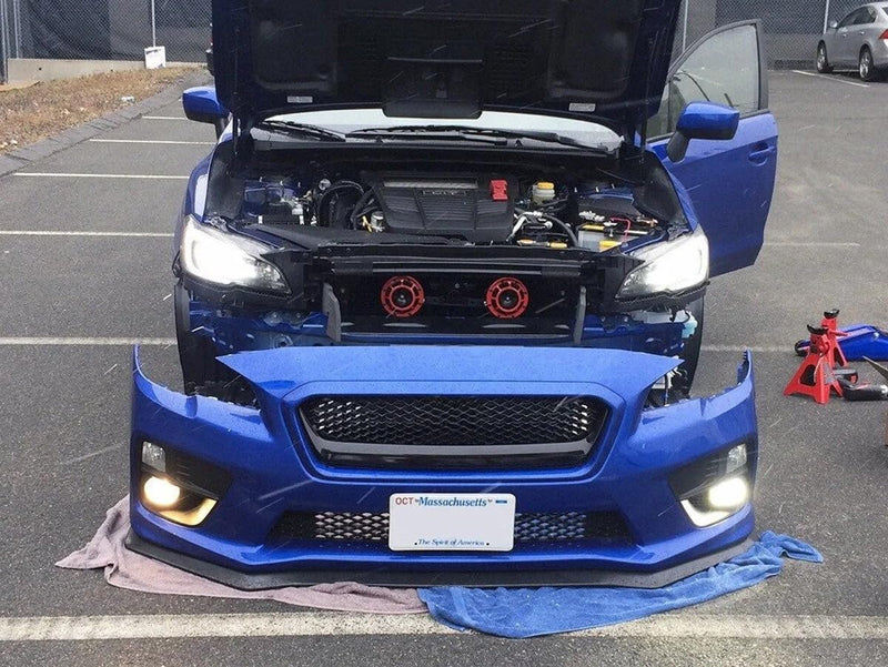 iJDMTOY Dual Supertone Horn Behind The Grille Mounting Compatible with 2015-2021 Subaru WRX or STi Dual Horn (2015-21)
