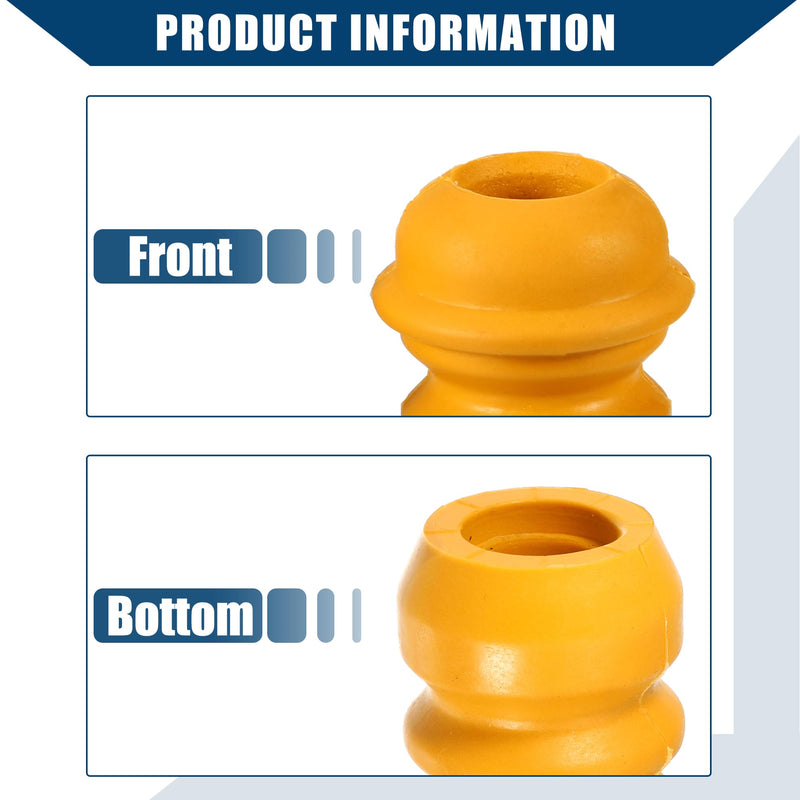 No.99634330102/98633330101 Suspension Strut Bumper Bump Stop for Porsche 996 1999-2005 / Inner Jounce Bumper Buffer/Durable Rubber / 1 Set Yellow