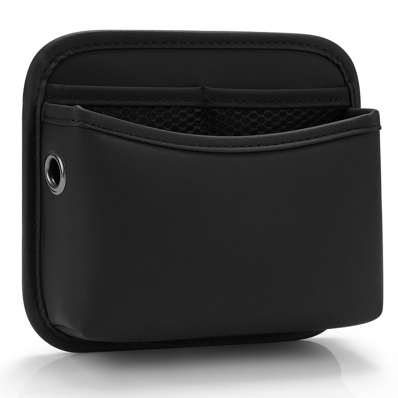 Accmor Universal Car Side Pocket Organizer, PU Leather Car Pocket Pouch for Car Seat, Door, Window, Console, Multifunctional Car Organizer Accessories for Phone Sunglasses Keys Cards, black 1