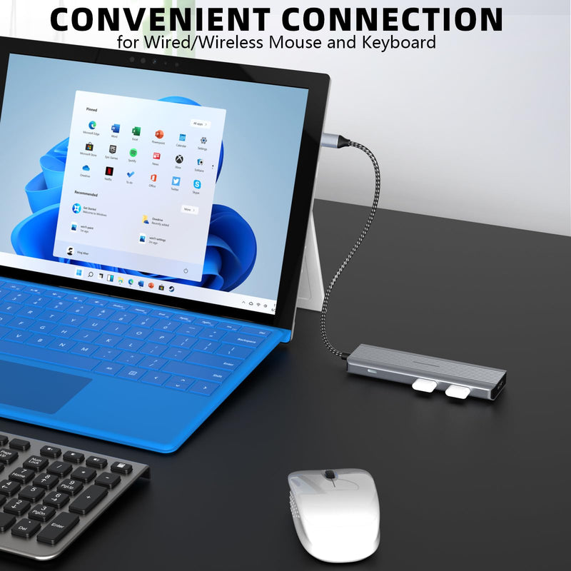Tiergrade USB C Hub 3.0 Docking Station, 9 in 1 Thunderbolt 3 Docking Station for Dell XPS 13/15, HP, Chromebook Pixel, 4K HDMI, 100W PD