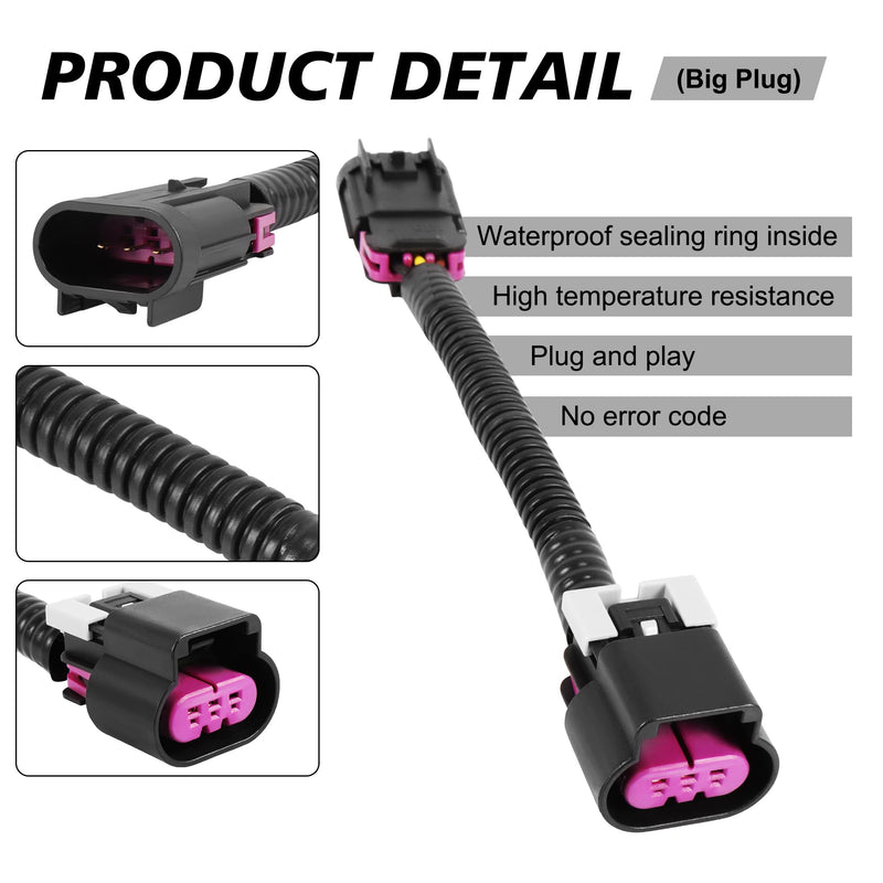 Auto Start Stop Eliminator Compatible with Chevy Malibu (2016-2018)/Cruze (2015-2018)/Chevy Equinox (2017-2018) and Cadillac XT5 (2016-2018) (Big Plug)