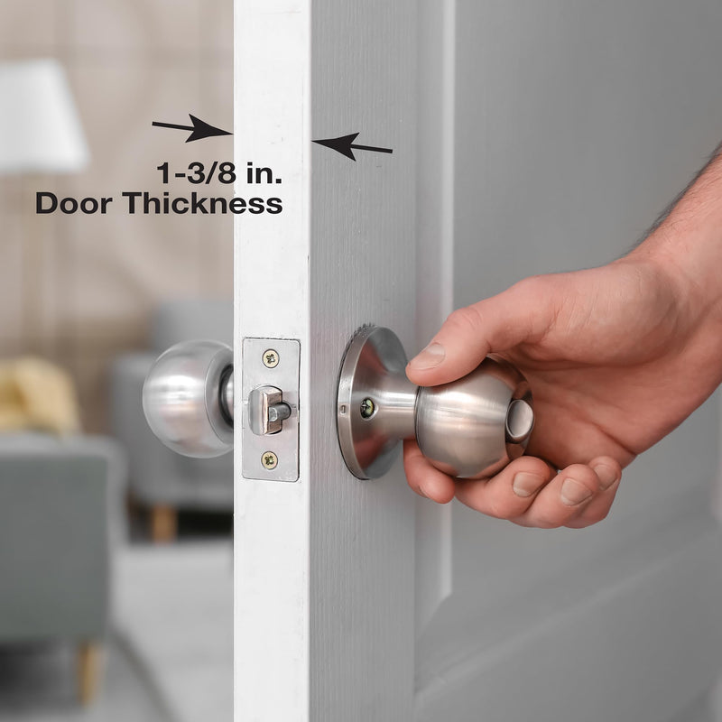 Prime-Line U 9568 Brass Lock and Door Reinforcement Plate for 1-3/8 In. Thick Doors, Antique Brass Finish (Single Pack) 1-3/8"