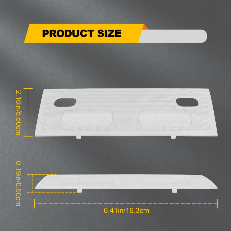 Interior Overhead Console Dome Light, Ceiling Cab Dome Lights Cover, Clear Lens Frosted Housing Compatible with 2007-2013 Chevy Silverado GMC Sierra Yukon Tahoe Cadillac Escalade Suburban Avalanche