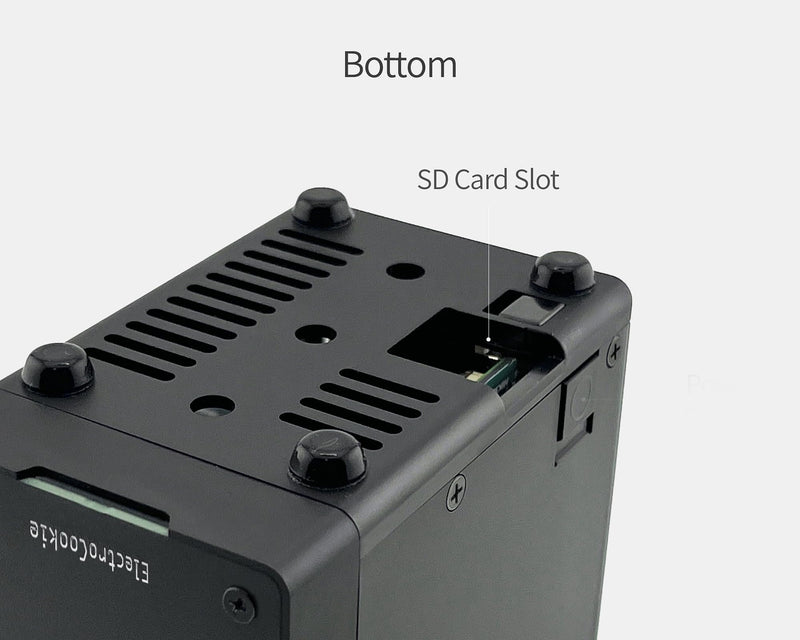 Mini Tower Case for Raspberry Pi 4 with PWM Fan and Side GPIO Access Door