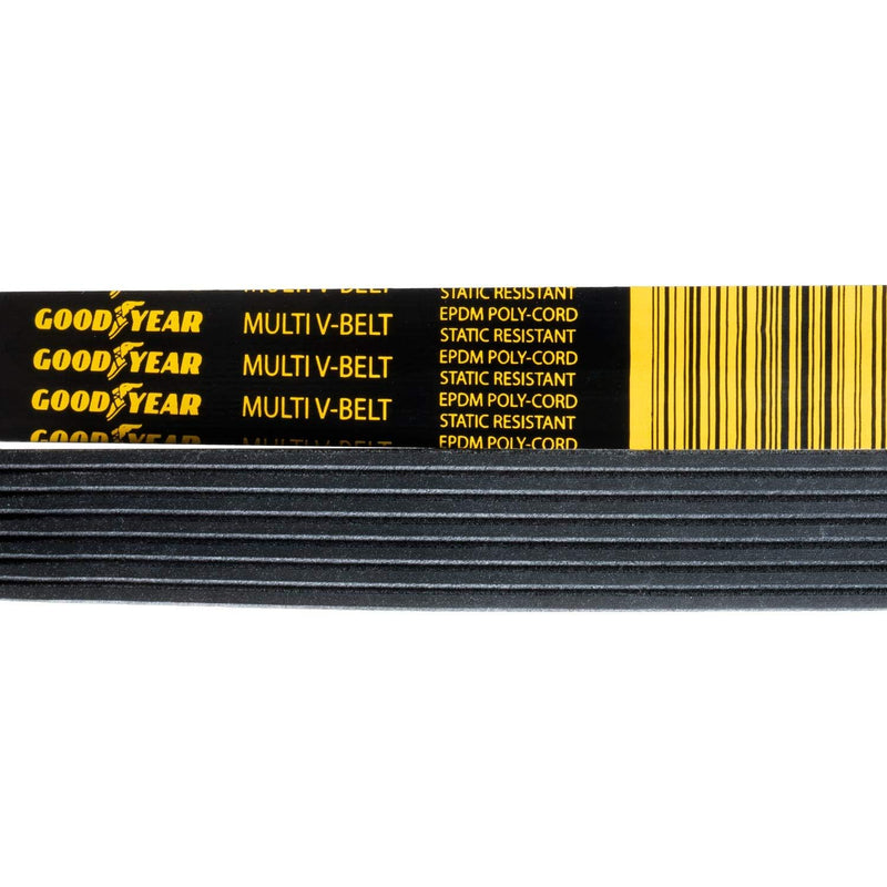 Goodyear Belts 1070410 Multi V-Serpentine Belt - 7 Ribs - Black - 41" - BMW 750iL (1994-2001), Infiniti QX60 (2014-2020), Nissan Altima (2014-2018), Nissan Pathfinder (2013-2019)