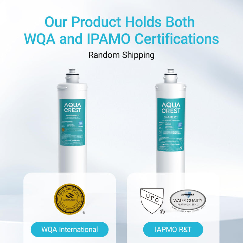 AQUA CREST H-104 Under Sink Water Filter, Replacement for Everpure H-104, EV961211, EF-3000, PBS-400, OW200L, 6TO-BW, MR-100, MR-225, EV9262-71, EF9857-00, NSF/ANSI 42 Certified, 19000 Gallons