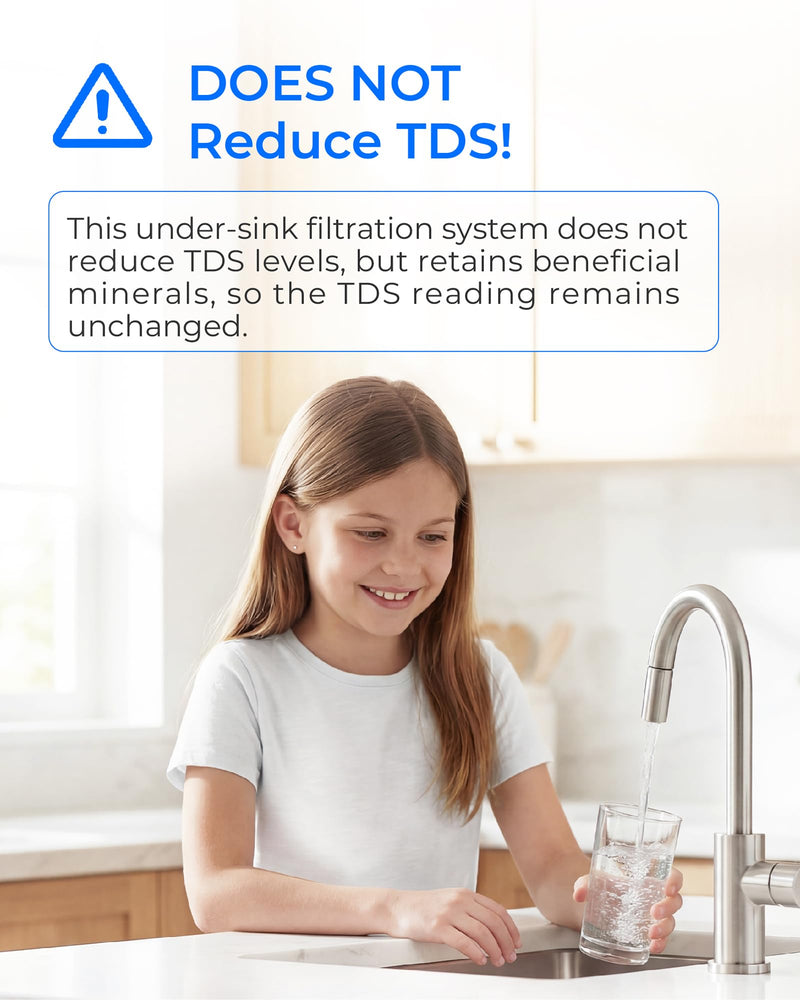 Waterdrop RF10-UF 0.01 μm Water Filter Replacement for Waterdrop 10UA/10UA-UF/10UB/10UB-UF Under Sink Water Filter, 1 Year, 1 Pack (Not Compatible with TSA-UF) Black