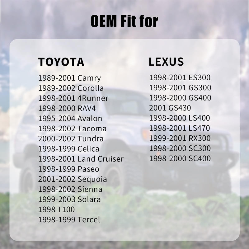 Gas Cap Fuel Cap For Toyota Lexus, 1989-2001 Camry, 1989-2002 Corolla, 1998-2001 4Runner, 1998-2000 RAV4, 1998-2002 Tacoma/Sienna, 2000-2002 Tundra, 2001-2002 Sequoia, 1995-2004 Avalon, 77310-48020
