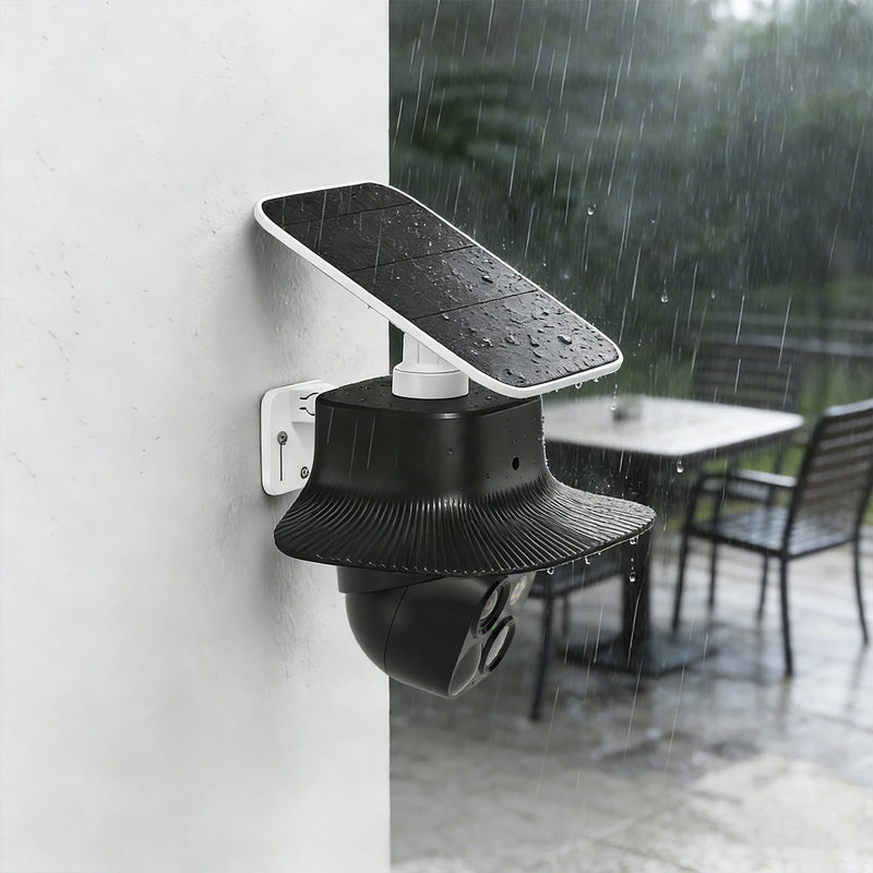 Eufy Rain Cover Sun & Rain Shield Cover Compatible with Eufy SoloCam S340, Anti-UV Heavy Duty ABS Weatherproof Protector Case for Solar Wireless Security Camera (Cover Only, No Camera) (Black)