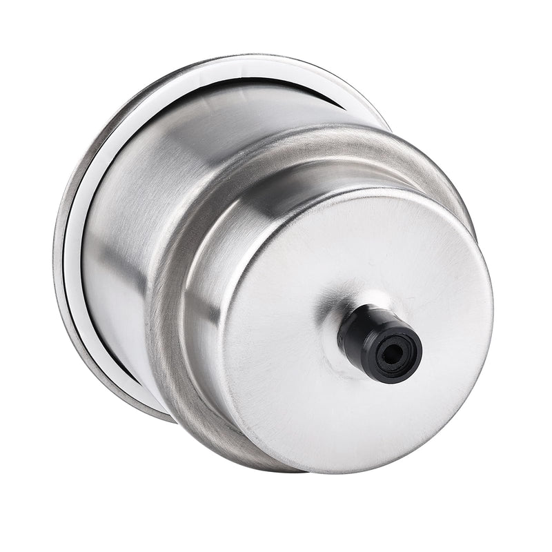 NovelBee Stainless Steel Cup Drink Holder with Drain,Mounting Gasket and Internal pad for Marine Boat Rv Camper (4-Pack)