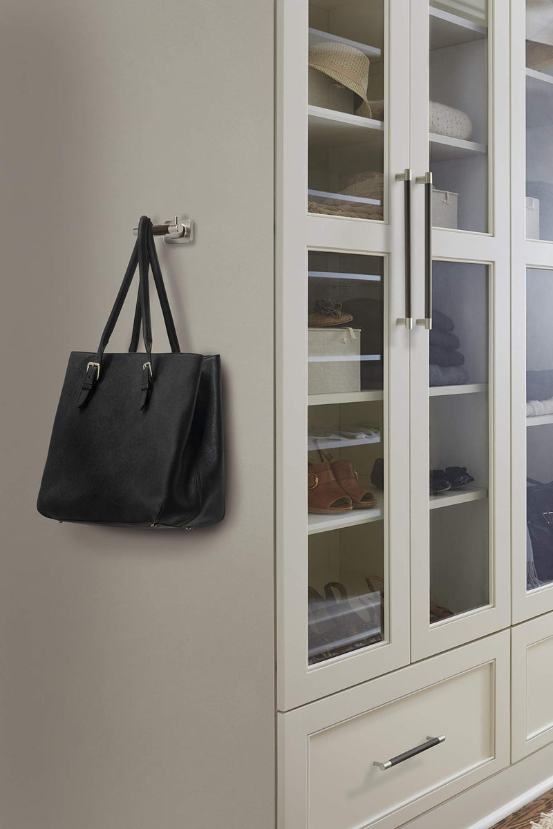 Amerock | Cabinet Pull | Satin Nickel/Oil-Rubbed Bronze | 12-5/8 inch (320 mm) Center-to-Center | Esquire | 1 Pack | Drawer Pull | Drawer Handle | Cabinet Hardware Satin Nickel/Oil Rubbed Bronze