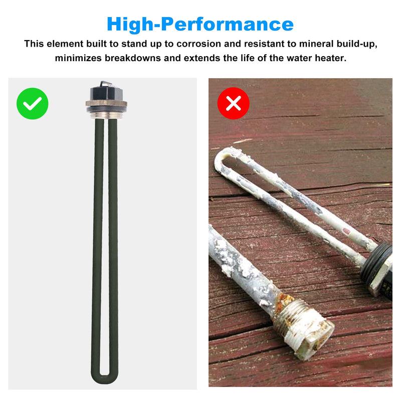 𝗡𝗲𝘄 𝙐𝙥𝙜𝙧𝙖𝙙𝙚𝙙 RV Water Heater Element 520900 Replacement Suburban SW6DE SW10DE SW12DE 520789 FOR Suburban RV Water Heater Parts SW Series Electric Water Heater-120V 1440W,With 09883 Wrench