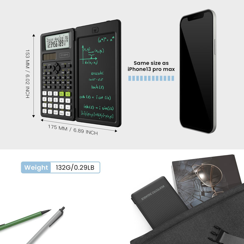 991ES MAX and 82MS Scientific Calculators with Notepad