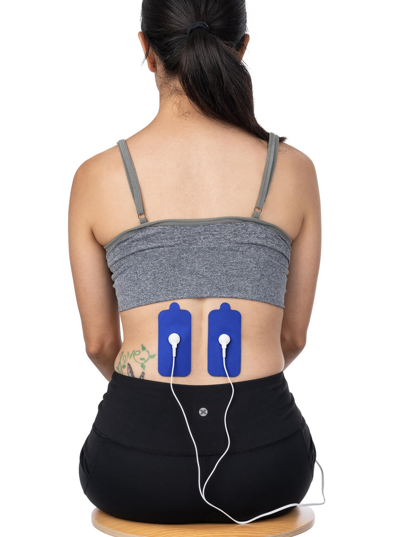 Discount TENS Brand - Premium HiDow Compatible TENS Unit Replacement Electrode Pads, 20 Pairs (40 XL Snap Electrodes) 2"x4" Reusable Self-Adhesive Pads for TENS EMS Muscle Stimulator Devices 20 Pair (40 Pads)
