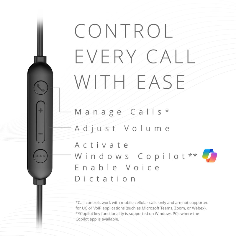 Kensington H950 EQ USB-C/USB-A On-Ear Headset with Noise-Cancelling Mic, Flip-to-Mute, in-Line Controls, Microsoft Teams & Zoom Compatible (K97468WW)